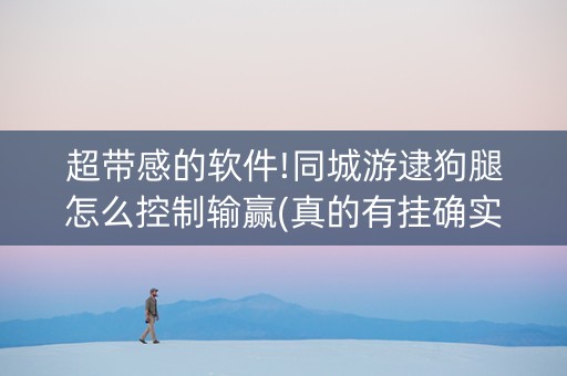 超带感的软件!同城游逮狗腿怎么控制输赢(真的有挂确实有挂)