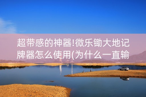 超带感的神器!微乐锄大地记牌器怎么使用(为什么一直输)