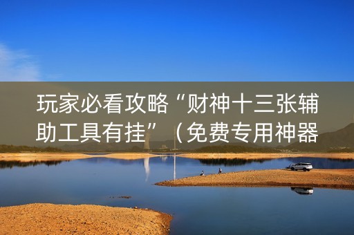 玩家必看攻略“财神十三张辅助工具有挂”（免费专用神器)