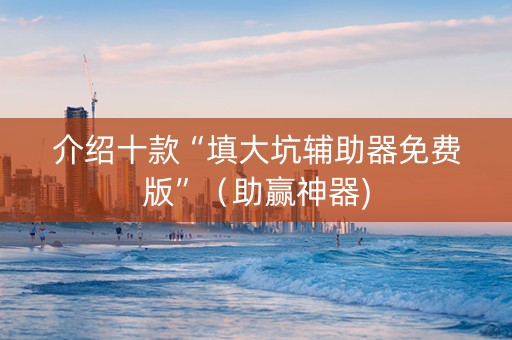 介绍十款“填大坑辅助器免费版”（助赢神器)