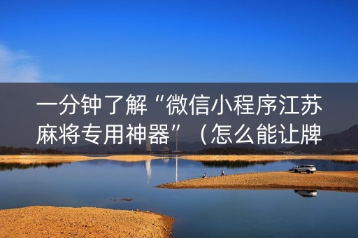 一分钟了解“微信小程序江苏麻将专用神器”（怎么能让牌好一点)