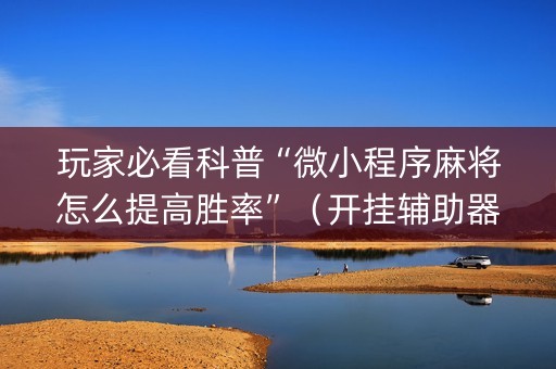 玩家必看科普“微小程序麻将怎么提高胜率”（开挂辅助器插件)