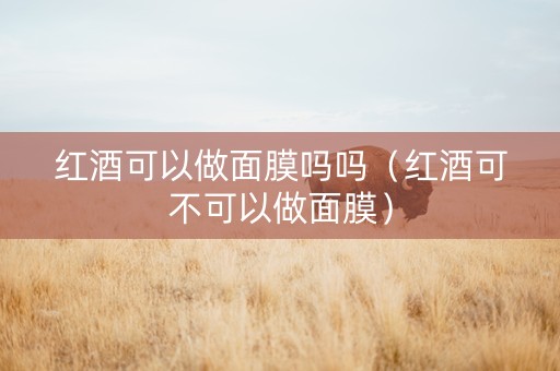 红酒可以做面膜吗吗（红酒可不可以做面膜）
