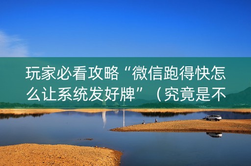 玩家必看攻略“微信跑得快怎么让系统发好牌”（究竟是不是有挂)