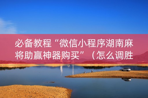 必备教程“微信小程序湖南麻将助赢神器购买”（怎么调胜率)