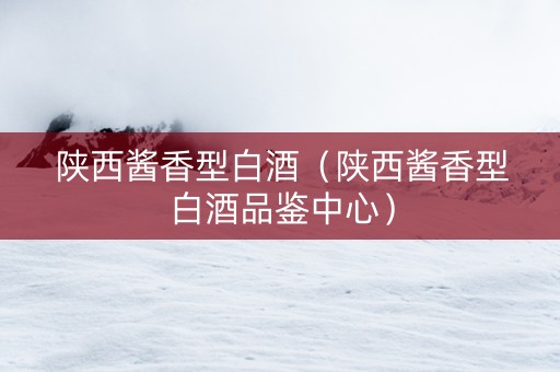 陕西酱香型白酒（陕西酱香型白酒品鉴中心）