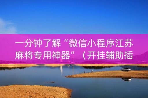 一分钟了解“微信小程序江苏麻将专用神器”（开挂辅助插件)