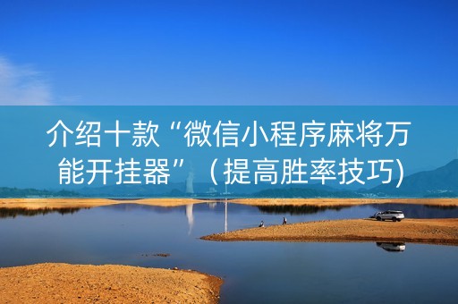 介绍十款“微信小程序麻将万能开挂器”（提高胜率技巧)