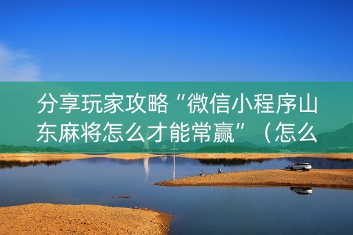 分享玩家攻略“微信小程序山东麻将怎么才能常赢”（怎么提高胜率)