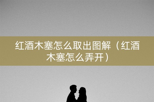 红酒木塞怎么取出图解（红酒木塞怎么弄开）