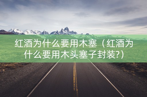 红酒为什么要用木塞（红酒为什么要用木头塞子封装?）