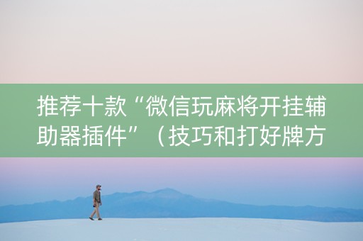 推荐十款“微信玩麻将开挂辅助器插件”（技巧和打好牌方法)