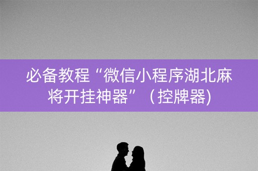 必备教程“微信小程序湖北麻将开挂神器”（控牌器)