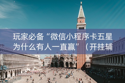 玩家必备“微信小程序卡五星为什么有人一直赢”（开挂辅助插件)