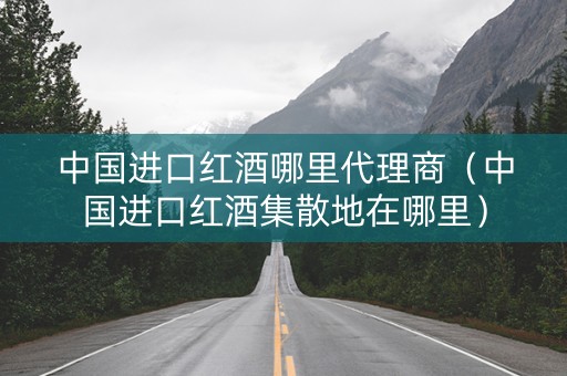 中国进口红酒哪里代理商（中国进口红酒集散地在哪里）