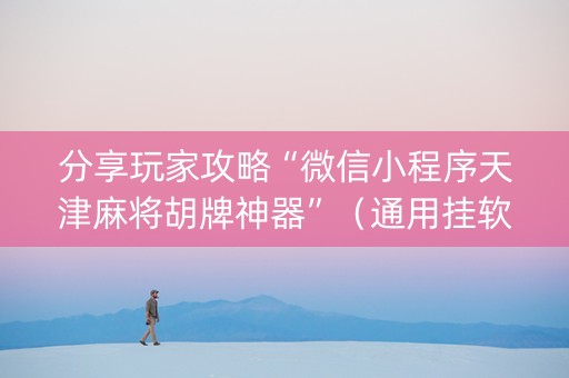 分享玩家攻略“微信小程序天津麻将胡牌神器”（通用挂软件多少钱)