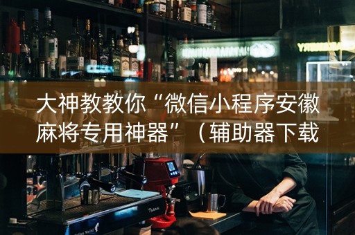 大神教教你“微信小程序安徽麻将专用神器”（辅助器下载)