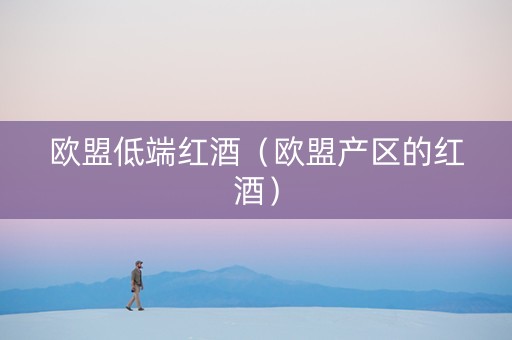 欧盟低端红酒（欧盟产区的红酒）