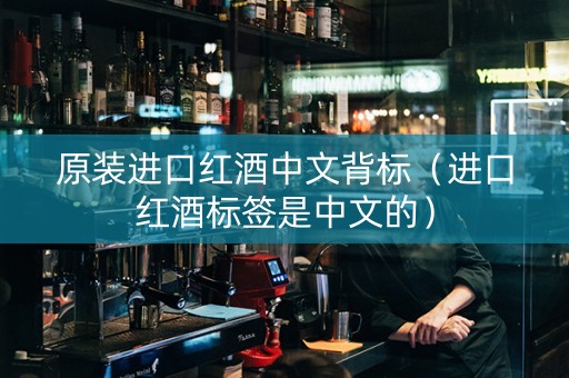 原装进口红酒中文背标（进口红酒标签是中文的）