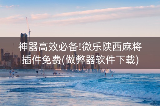 神器高效必备!微乐陕西麻将插件免费(做弊器软件下载)