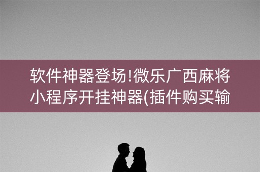 软件神器登场!微乐广西麻将小程序开挂神器(插件购买输赢规律)