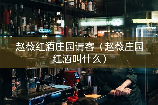 赵薇红酒庄园请客（赵薇庄园红酒叫什么）