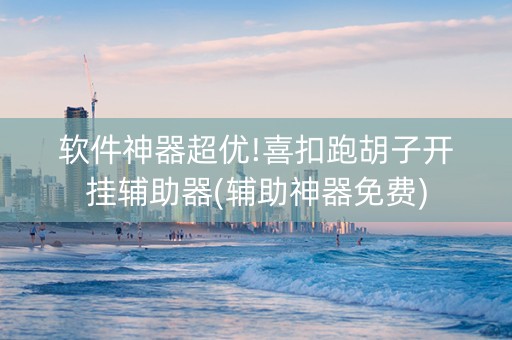 软件神器超优!喜扣跑胡子开挂辅助器(辅助神器免费)