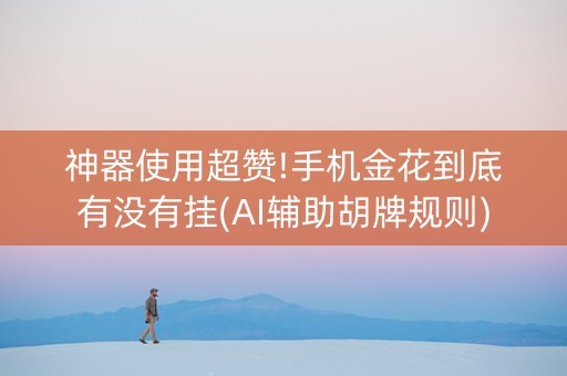 神器使用超赞!手机金花到底有没有挂(AI辅助胡牌规则)