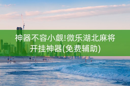 神器不容小觑!微乐湖北麻将开挂神器(免费辅助)