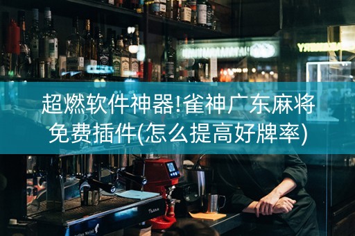 超燃软件神器!雀神广东麻将免费插件(怎么提高好牌率)