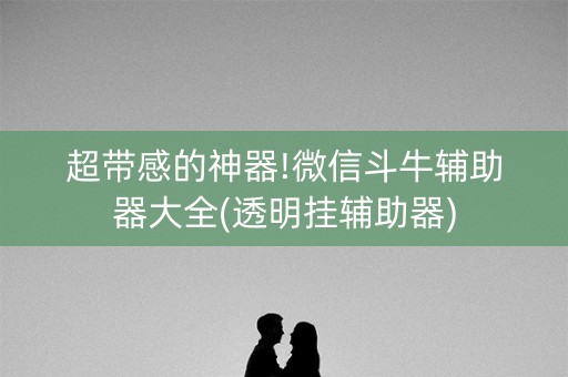 超带感的神器!微信斗牛辅助器大全(透明挂辅助器)