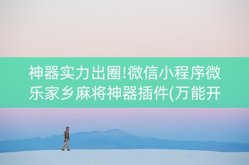 神器实力出圈!微信小程序微乐家乡麻将神器插件(万能开挂神器)