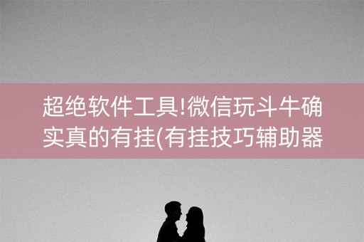 超绝软件工具!微信玩斗牛确实真的有挂(有挂技巧辅助器)