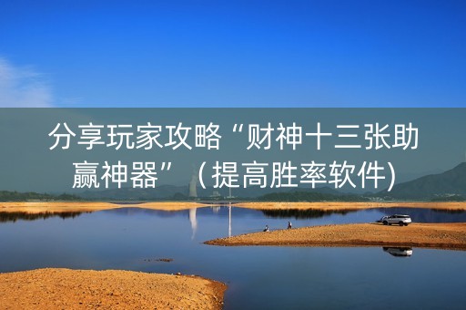 分享玩家攻略“财神十三张助赢神器”（提高胜率软件)
