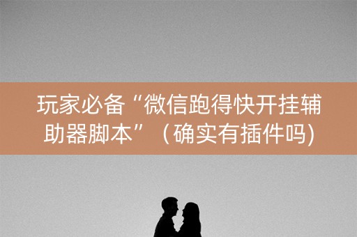 玩家必备“微信跑得快开挂辅助器脚本”（确实有插件吗)