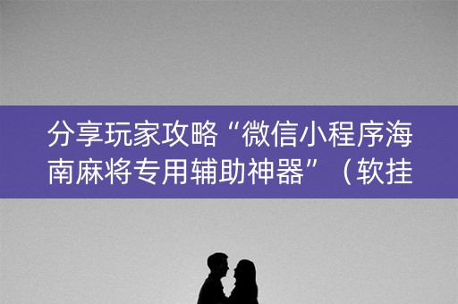 分享玩家攻略“微信小程序海南麻将专用辅助神器”（软挂神器)