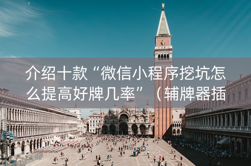 介绍十款“微信小程序挖坑怎么提高好牌几率”（辅牌器插件购买)