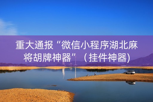 重大通报“微信小程序湖北麻将胡牌神器”（挂件神器)
