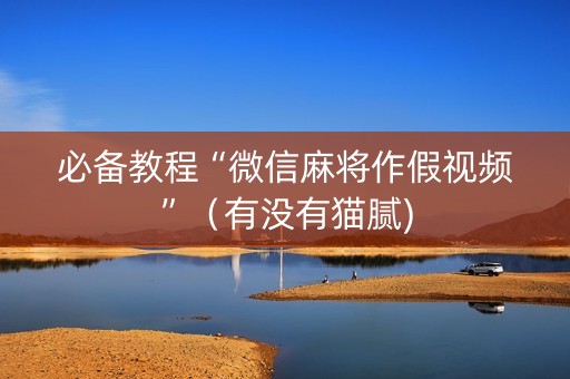 必备教程“微信麻将作假视频”（有没有猫腻)