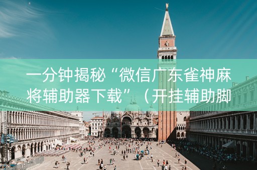 一分钟揭秘“微信广东雀神麻将辅助器下载”（开挂辅助脚本)
