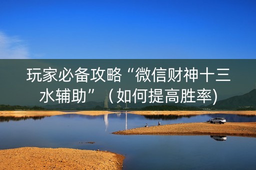 玩家必备攻略“微信财神十三水辅助”（如何提高胜率)