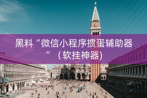 黑料“微信小程序掼蛋辅助器”（软挂神器)