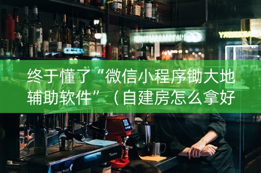 终于懂了“微信小程序锄大地辅助软件”（自建房怎么拿好牌)