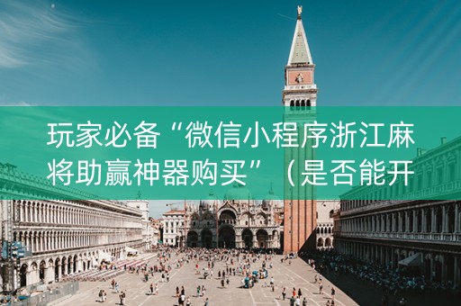 玩家必备“微信小程序浙江麻将助赢神器购买”（是否能开挂)