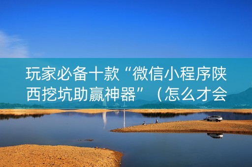 玩家必备十款“微信小程序陕西挖坑助赢神器”（怎么才会赢)