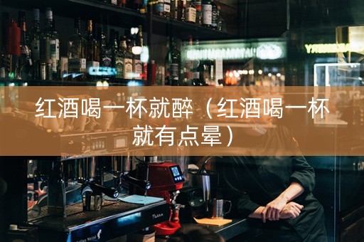红酒喝一杯就醉（红酒喝一杯就有点晕）