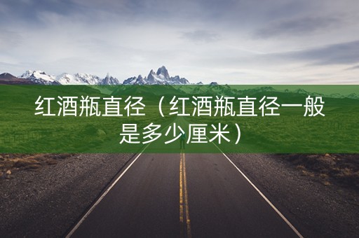 红酒瓶直径（红酒瓶直径一般是多少厘米）