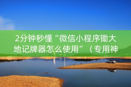 2分钟秒懂“微信小程序锄大地记牌器怎么使用”（专用神器下载)