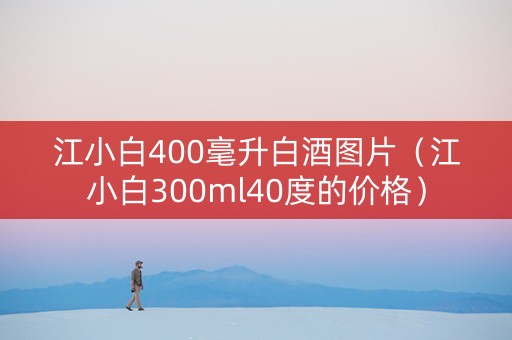 江小白400毫升白酒图片（江小白300ml40度的价格）