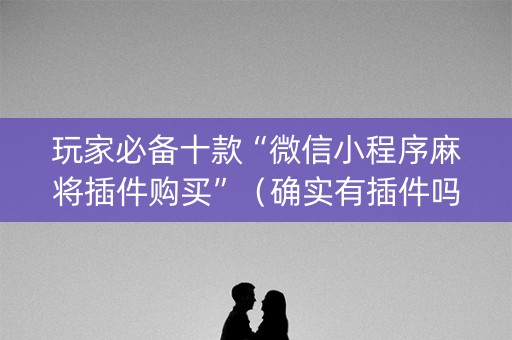 玩家必备十款“微信小程序麻将插件购买”（确实有插件吗)